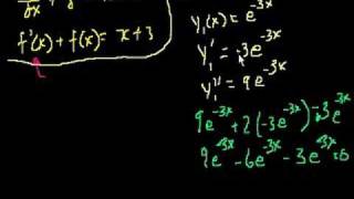 What is a differential equation [upl. by Aiet]