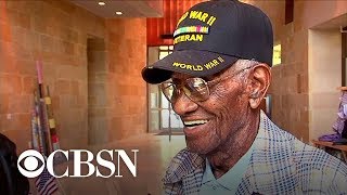 Oldest US WWII veteran dies at 112 [upl. by Aerehs]