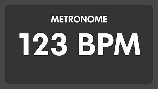 123 BPM  Metronome [upl. by Aliuqahs603]