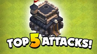 Top 5 Best TH9 Attack Strategies Clash of Clans [upl. by Leandro]