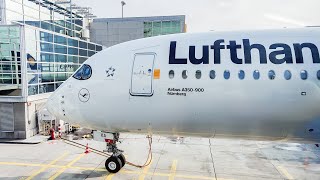 TRIP REPORT  LUFTHANSA Airbus A350900 ECONOMY  Toronto  Frankfurt [upl. by Eagle]