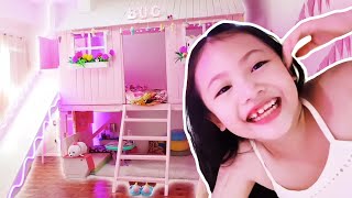 My Amazing Unicorn Barbie Room Tour [upl. by Aihtnic]