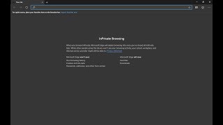 How to TURN ON Microsoft Edge Incognito Mode  2020 [upl. by Ainalem]