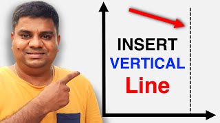 How to Add Vertical Line In Excel GraphChart [upl. by Wilhelmina]