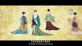 100秒看清古代女子服饰变化 10 超清 [upl. by Lemhar]