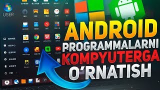 ANDROID OYIN VA PROGRAMMALARNI KOMPYUTERGA ORNATISH💻  KOMPYUTERGA EMULATOR ORNATISH [upl. by Antonia]