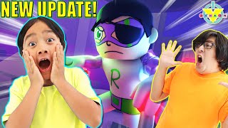 Ryan Vs Dark Titan in Ryan’s World ROBLOX Let’s Play Roblox Ryan’s World Dark Titan Update [upl. by Astri]