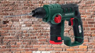 Parkside Cordless Hammer Drill PBHA 12 A1 Unboxing Testing [upl. by Ervin]