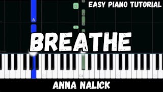 Anna Nalick  Breathe 2 AM Easy Piano Tutorial [upl. by Justine]