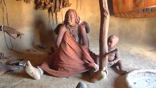 visiting a Himba Village  Namibia [upl. by Mahgirb]