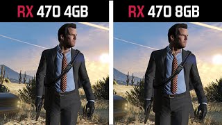 RX 470 4GB vs RX 470 8GB  Test in 6 Games [upl. by Kylie]