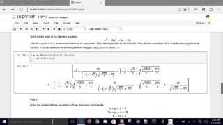 Symbolic Manipulation in Python [upl. by Ikik]