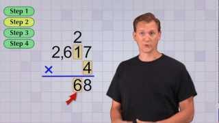 Math Antics  MultiDigit Multiplication Pt 1 [upl. by Eirek]