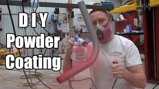 DIY Powder Coating  How to  Eastwood Co Kit Try Out [upl. by Coop]