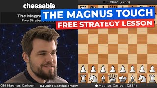 FREE CHESS STRATEGY LESSON from World Champion Magnus Carlsen [upl. by Wiersma]