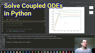 How to Solve Coupled Differential Equations ODEs in Python [upl. by Ttik761]