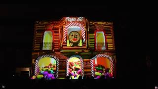 VIDEO MAPPING 3D La Pobla de Mafumet  Tarragona [upl. by Fayre654]