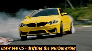 BMW M4 CS  Drifting the Nurburgring [upl. by Itida]