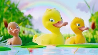 Cinco Pequeños Patitos  Canciones Infantiles  El Reino Infantil [upl. by Cerys]