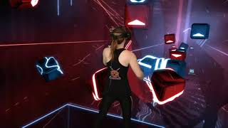 Beat Saber  Overkill by RIOT Expert  Mixed Reality [upl. by Aipotu]