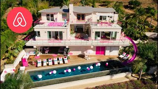 The BarbieTM Malibu Dreamhouse  Only on  Airbnb [upl. by Ehcropal]