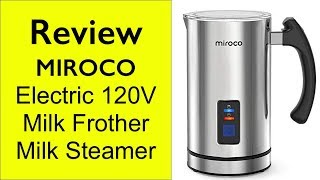 Review Miroco Milk Frother  How to make froth milk at home [upl. by Aracat]