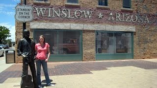 Standin on the Corner  Winslow Arizona  Route 66 Road Trip [upl. by Eoj]