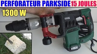 perforateur parkside lidl pah 1300 burineur demolition hammer abbruchhammer [upl. by Enajharas]