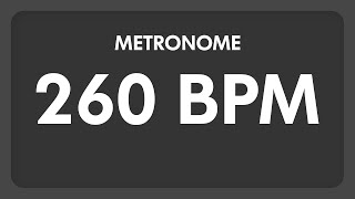 260 BPM  Metronome [upl. by Mozes]