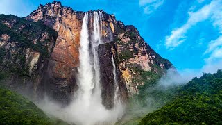 Worlds highest Waterfall  the most beautiful Angel Waterfalls of Venezuela [upl. by Sigfrid]