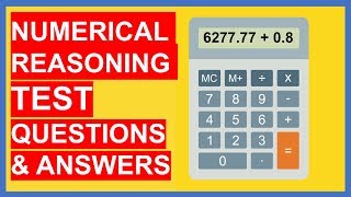 21 NUMERICAL REASONING TEST Questions and Answers PASS [upl. by Nork475]