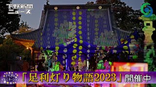 「足利灯り物語2023」開催中 足利 [upl. by Annohsed]