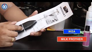 IKEA MILK FROTHER Review amp Battery Installation [upl. by Zingale]