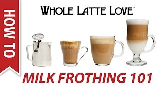 Milk Frothing for Beginners [upl. by Siger]