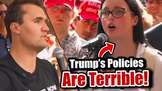 “AntiTrump Policy” Students TAUGHT A LESSON While Debating Conservative [upl. by Neellok]