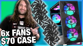 Cheapest High Airflow Case 6 Fans for 70 Montech X3 Mesh [upl. by Tollman286]