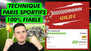 Ma nouvelle technique pour GAGNER AUX PARIS SPORTIFS  100 fiable [upl. by Inatirb951]