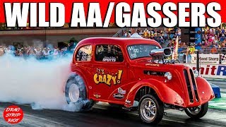 Ohio Outlaw AA Gassers Drag Racing Night Under Fire [upl. by Norita]