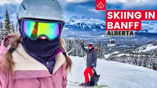 SKIING in BANFF NATIONAL PARK Best Skiing in the World [upl. by Wallache]