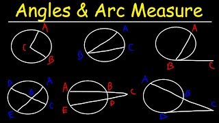 Circles Angle Measures Arcs Central amp Inscribed Angles Tangents Secants amp Chords  Geometry [upl. by Aldric]