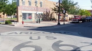 Winslow Arizona Standing on the Corner Eagles Route 66 [upl. by Selrahc]