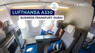 Lufthansa Business Class Airbus A330 Frankfurt to Dubai [upl. by Danyette]