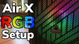 Quick Tips — Setting up the aRGB hub in a Montech Air X ARGB [upl. by Cybill753]