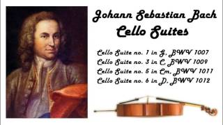 Johann Sebastian Bach  Cello suites in 432 Hz great for reading or studying [upl. by Quiteria]