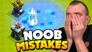 5 Biggest Mistakes All Noobs Make in Clash of Clans [upl. by Frohne421]