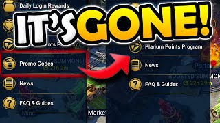 PROMO CODES DISSAPEARED  EASY FIX  RAID SHADOW LEGENDS [upl. by Kazimir336]