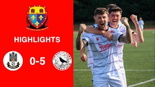 Caerleon 05 Cwmbrân Town  Gwent FA Senior cup  Quarter final highlights [upl. by Ondrej435]