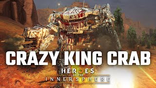 Craziest King Crab  Mechwarrior 5 Mercenaries DLC Heroes of the Inner Sphere Playthrough 29 [upl. by Greenquist]