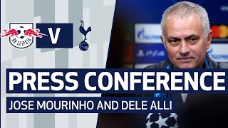 PRESS CONFERENCE  JOSE MOURINHO amp DELE ALLI ON LEIPZIG [upl. by Reiche959]