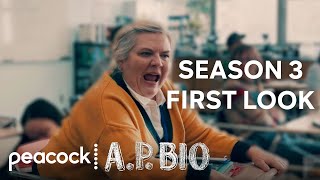 Helen DeMarcus Goes Back To School Season 3 First Look  AP Bio [upl. by Male]